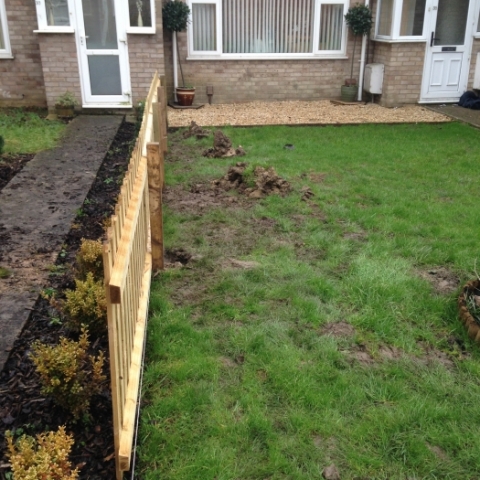 Fence work
